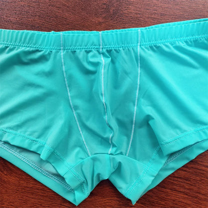 4PCS Sexy Men Brief Summer Breathable Underwear