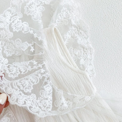 Sweet Baby Girls Embroider Rompers Sleeveless Rompers