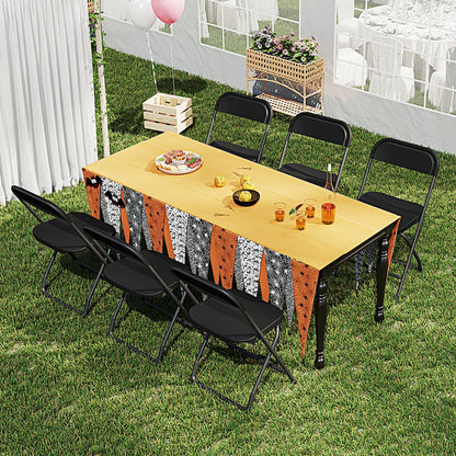 Plastic Folding Chairs, Lightweight Portable Indoor/Outdoor