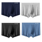 Men's Silk Flat Corner Antibacterial  Boxer Briefs