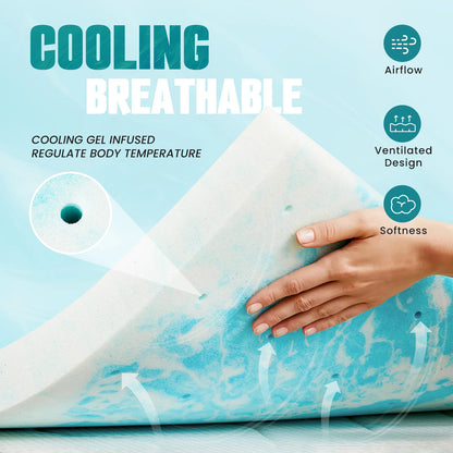 4 Inch Memory Foam Soft Bed Mattress Full Size