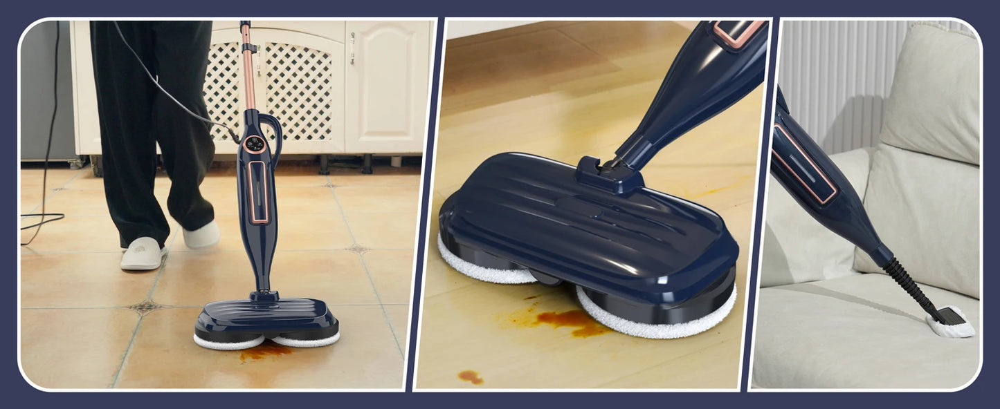 Steam Mop Cleaner with Rotating Mop Pad