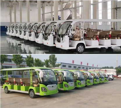 Luxury Exquisite 11-Seat Large Electric Tourist Bus