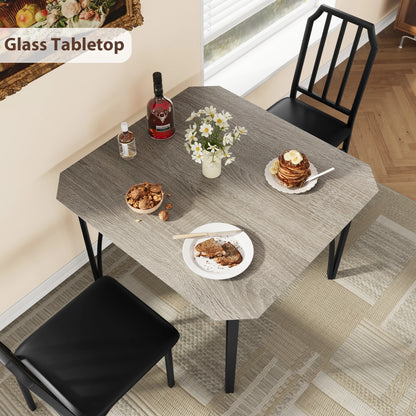 Dining Table Set for 2, Kitchen Table Chair
