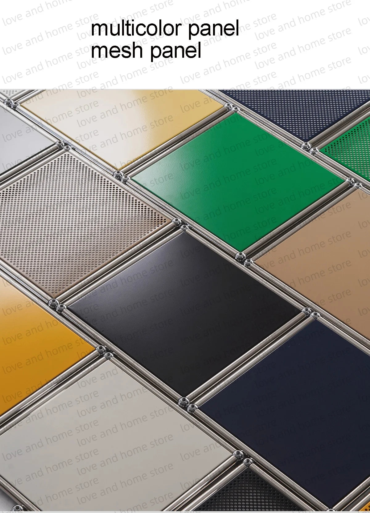 Modular DIY Metal TV Stand Cabinet Storage