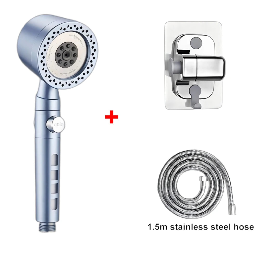 5 Modes Spray Water Shower Head Handheld Spa