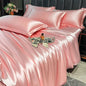 Silk Duvet Cover Bed Sheet Pillowcase Luxury