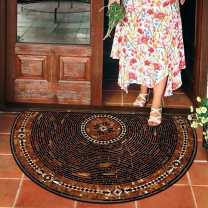 Entrance Doormat Outdoor Floor Carpet Semi-circular