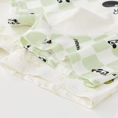 4PCS Cotton Antibacterial Boys Breathable Underwear