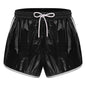 Mens Waterpoof Swim Trunks Shorts Elastic Waistband