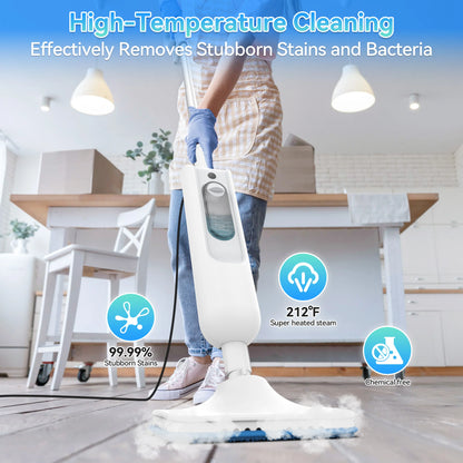 Powerful Mop Scrubbing Steam Cleaner Detachable Floor