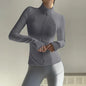Women Zip Fitness Sports Jacket Yoga Sportswear