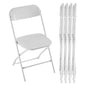Plastic Folding Chairs, Lightweight Portable Indoor/Outdoor