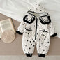 Infant Baby Girls Long Sleeve Cotton Jumpsuit