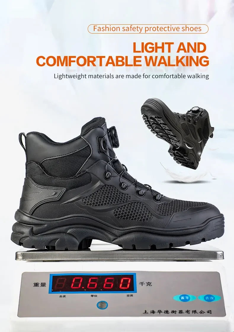 Men's Safety Work Boots Steel Toe Indestructible