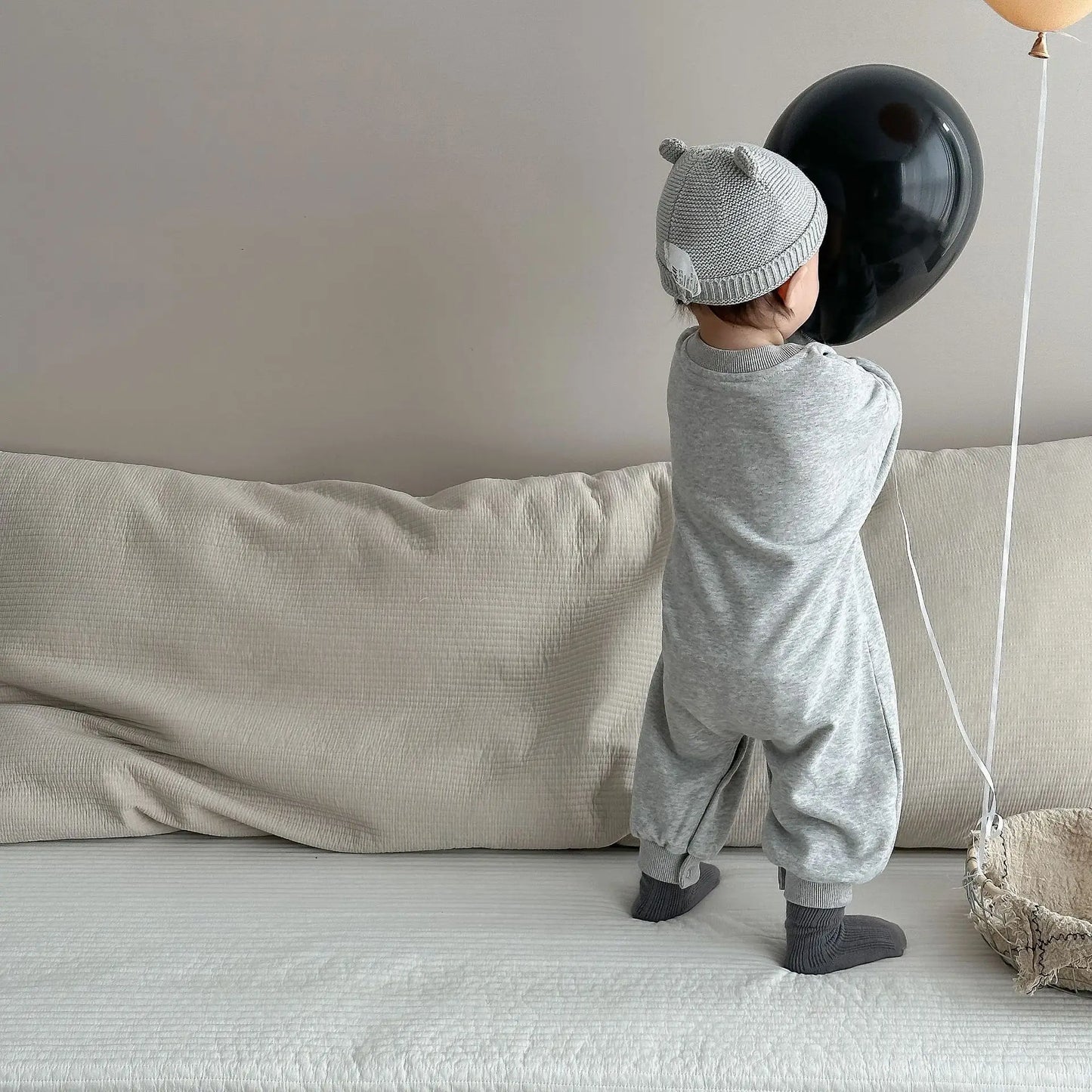 Infant Boy Long Sleeve Casual Jumpsuit