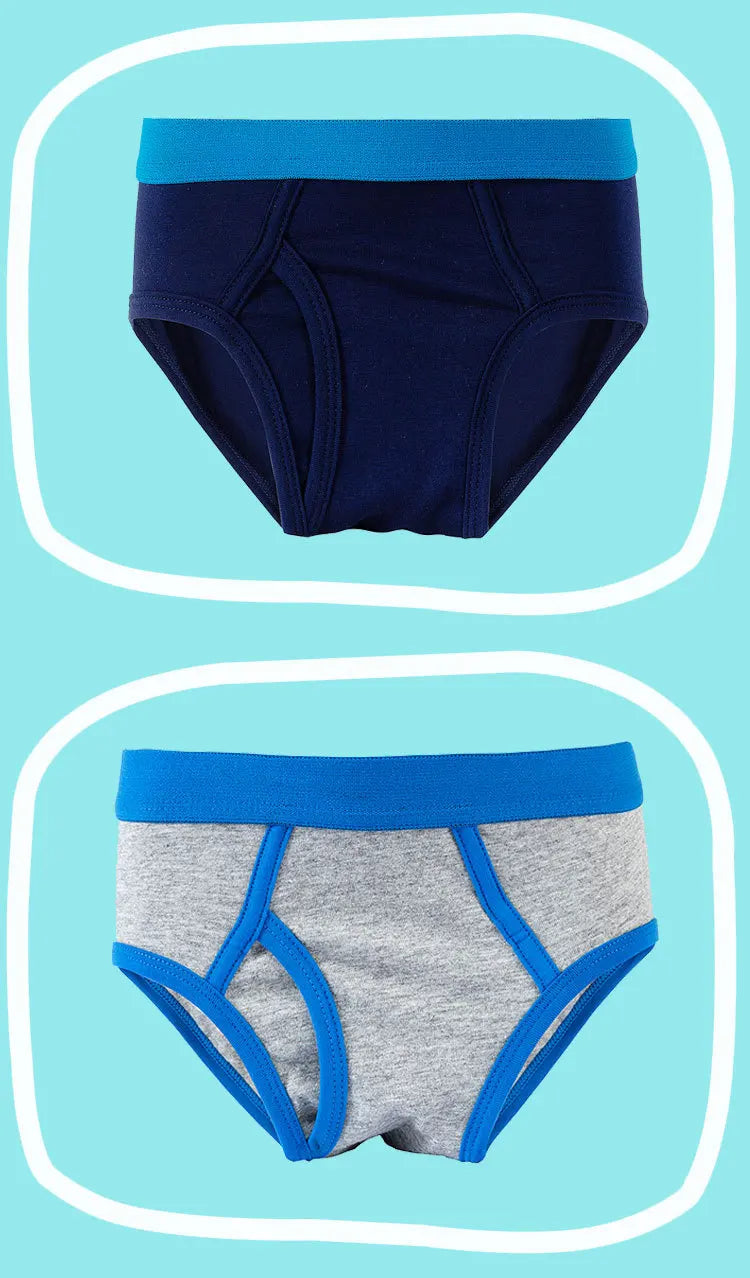 5 Pcs Quality Boys Briefs Cotton Underwear