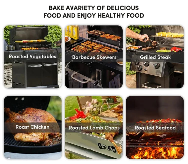 Cooktop Sink Fridge Rolling Movable Grill Wheels