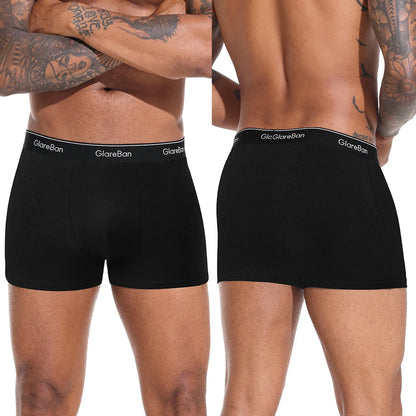 5pcs Men Cotton Boxer Briefs Underwear