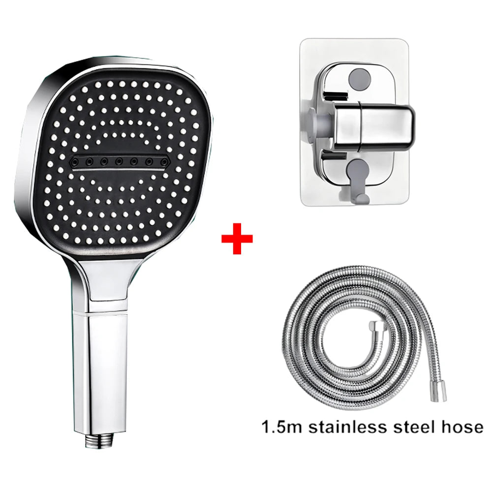 High Pressure Shower Head 3 Modes Large Flow