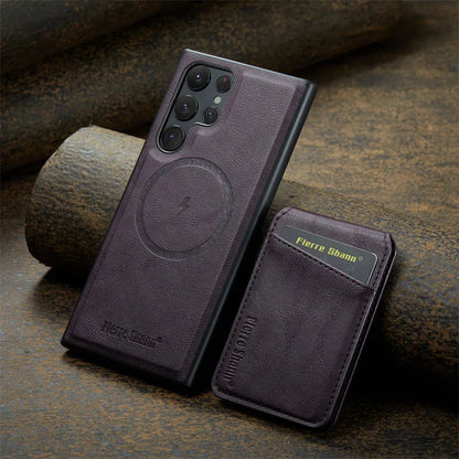 Magnetic Leather Flip Phone Case for Samsung