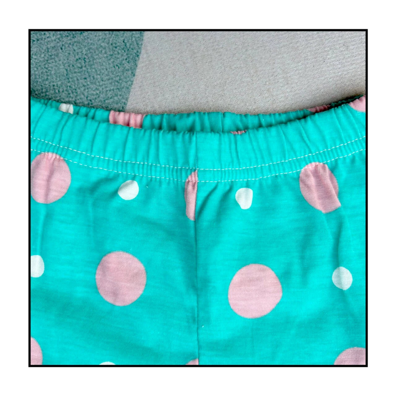 2 Pcs  Minnie Round Dot Girl Christmas Sleepwear Pajamas