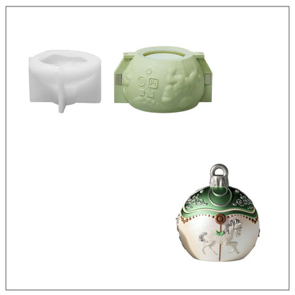 Boowan Nicole Bauble Candle Jar Silicone Molds