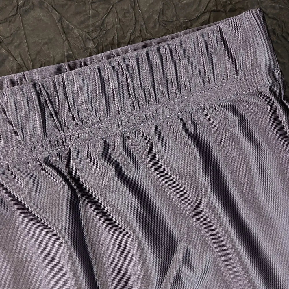 Shiny Ice Silk Satin Tight Elastic Panties