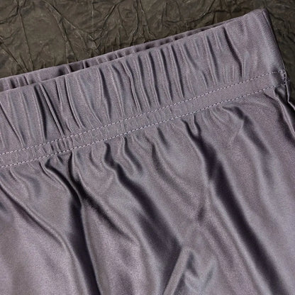 Shiny Ice Silk Satin Tight Elastic Panties