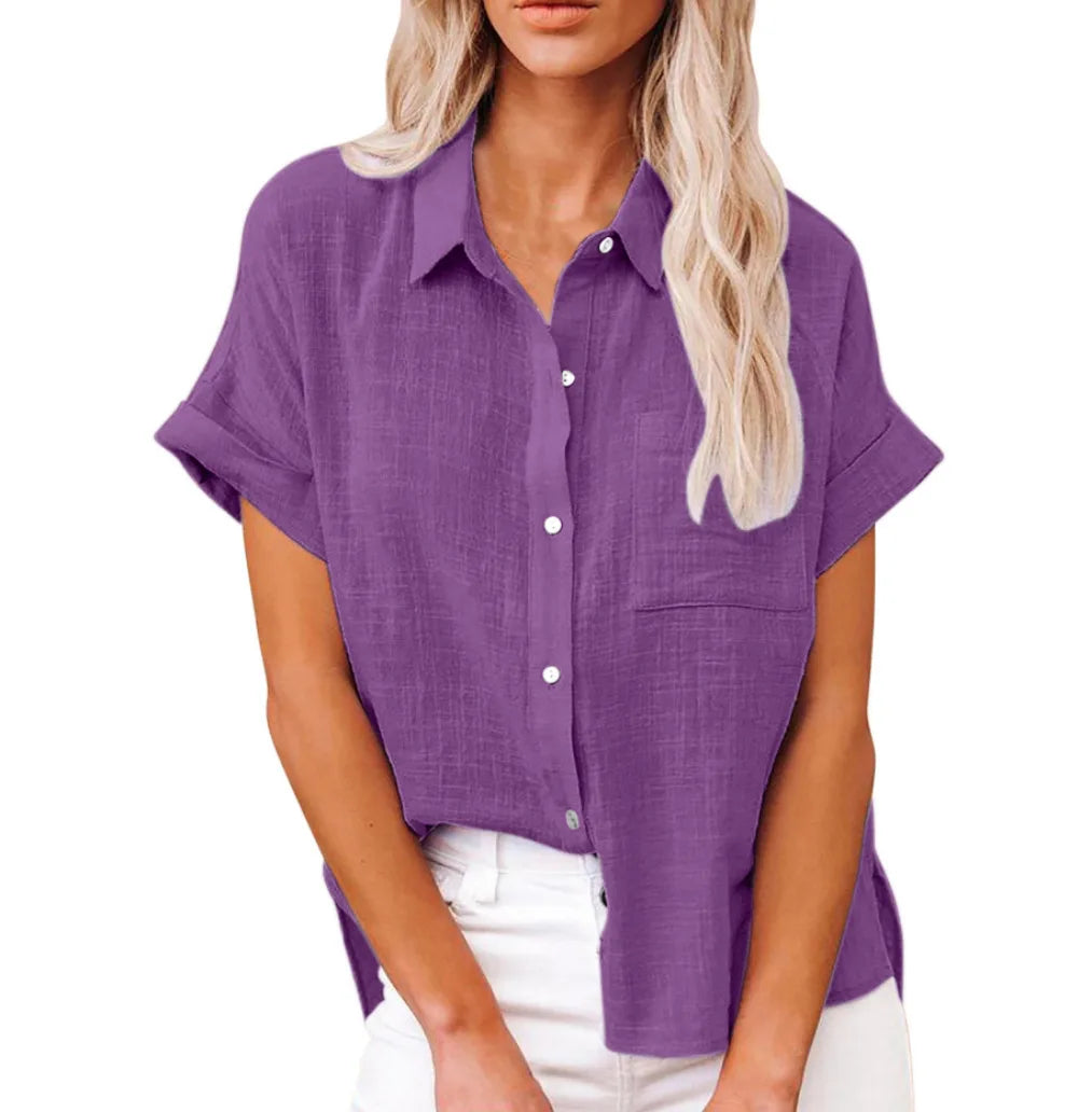 Woman Loose Casual Camisas Mujer Blouse