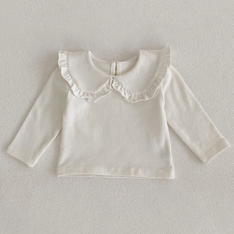 Girls Solid Color Knitted Cardigan Long Sleeves