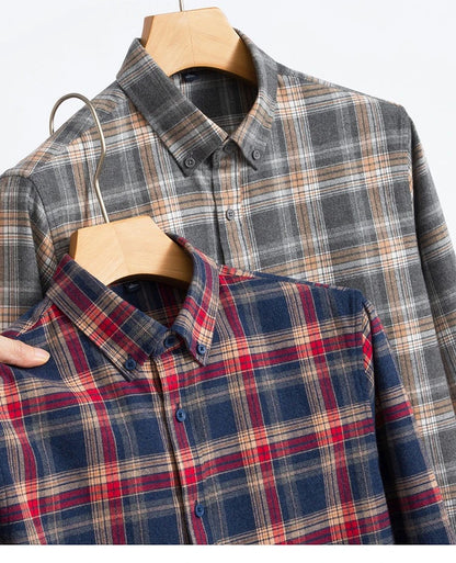 Men's, Plaid Casual Jacket, Anti-Wrinkle, Multi-Color