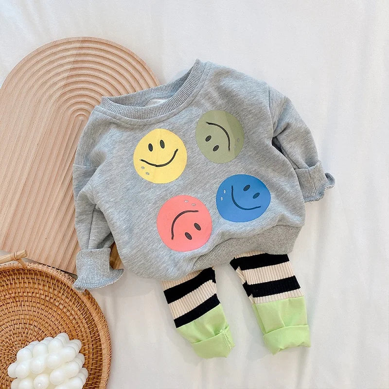 Cute Baby Boy/Girl Long Sleeve Round Neck Jumper
