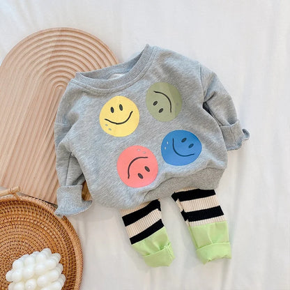 Cute Baby Boy/Girl Long Sleeve Round Neck Jumper