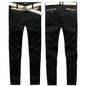 Black Jeans Men Streetwear Cargo Pants