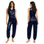 Adult Waterproof Leakproof Adaptive Jumpsuit Front Zipper Sleeveless Rompers for Special Needs Elderly Incontinence Underwear