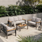 Outdoor Sectional with Coffee Table, Patio Sets