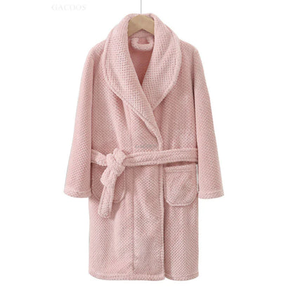 Boys/Girls Warm Fleece Flannel Bath Robes
