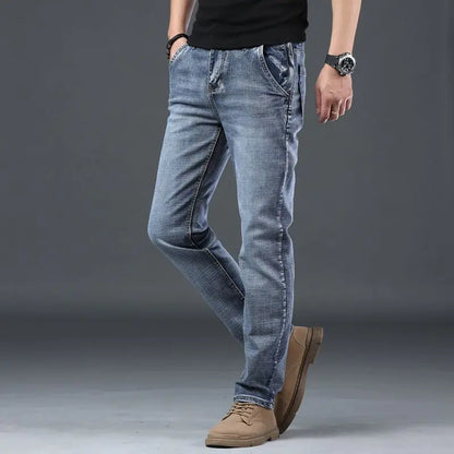 Slim Fit Skinny Tight Pipe Men's Jeans