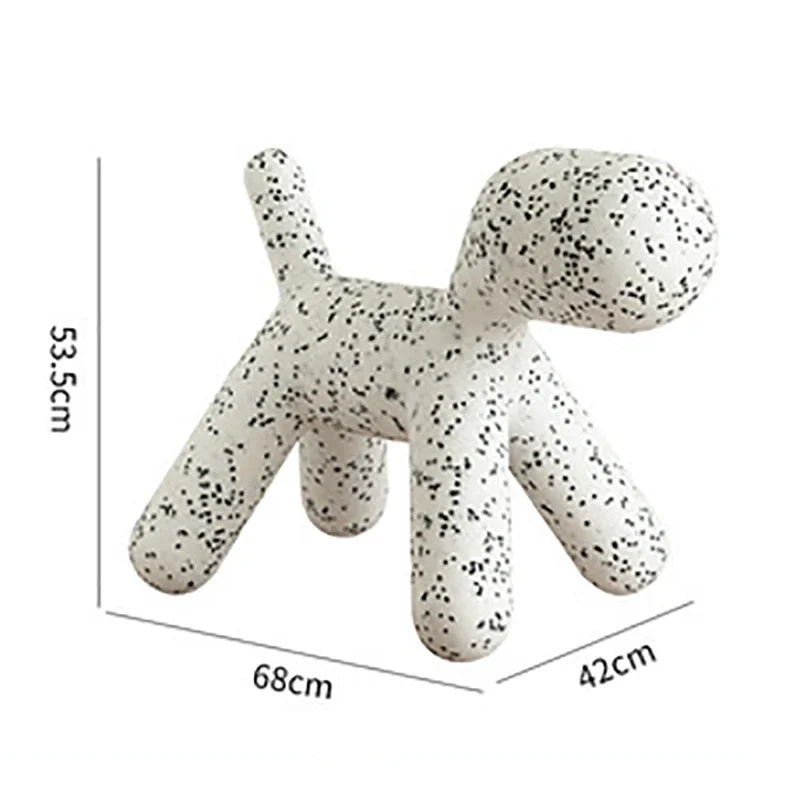 Plastic Children's Chair Cute Cartoon Dog Animal