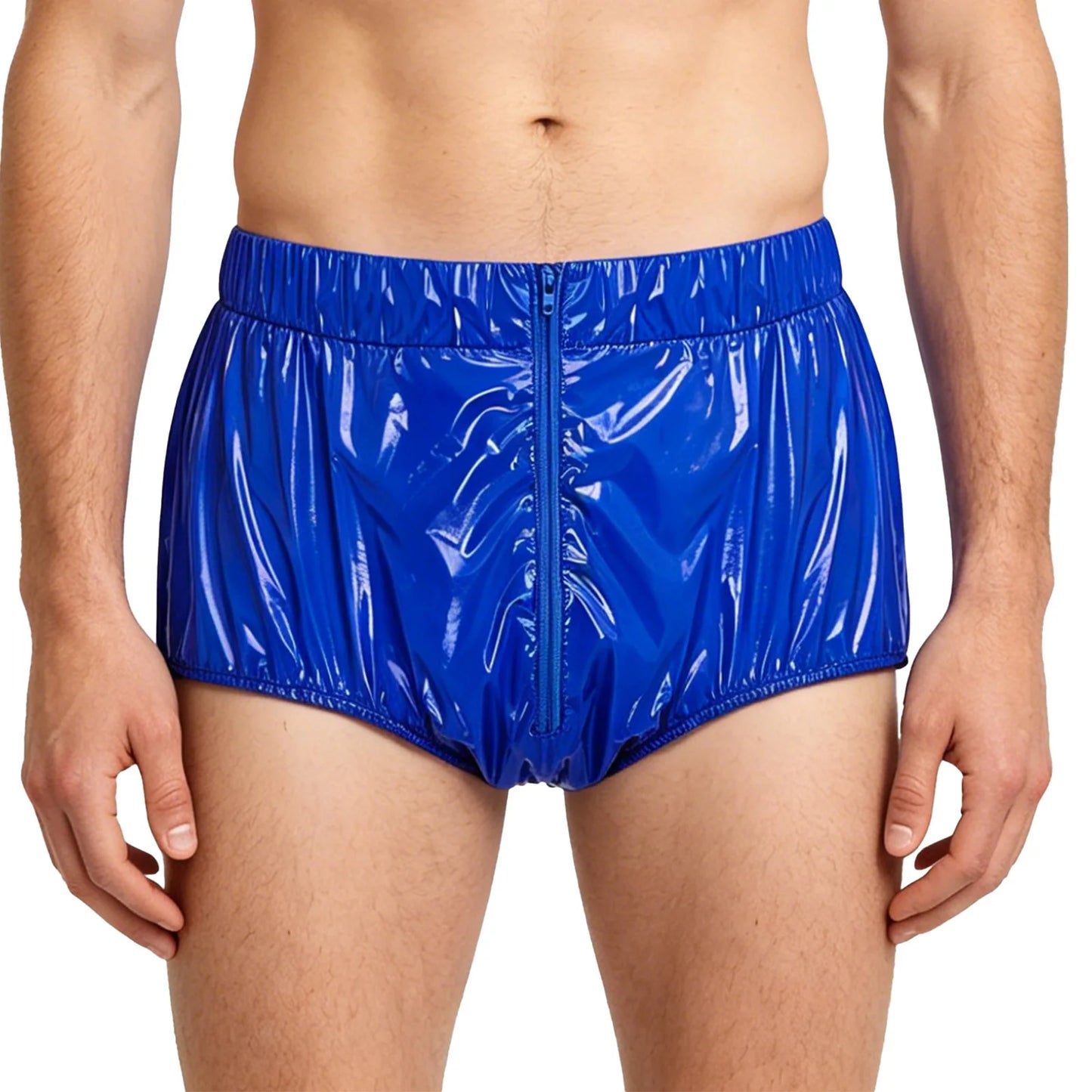 Mens Waterproof Diaper Cover Front Zipper Briefs