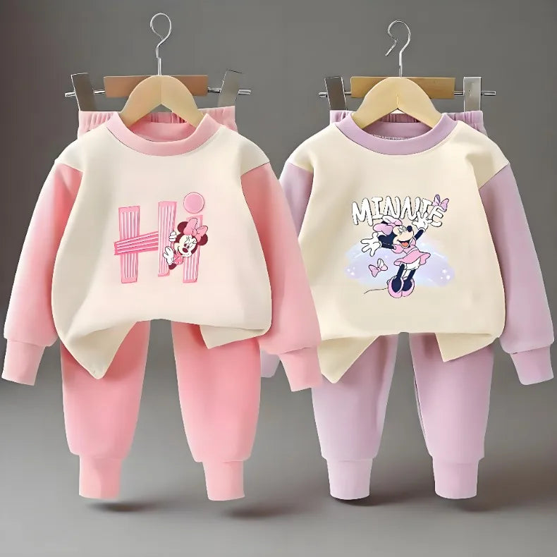 Long Sleeve Pajamas Sets for Girls Casual