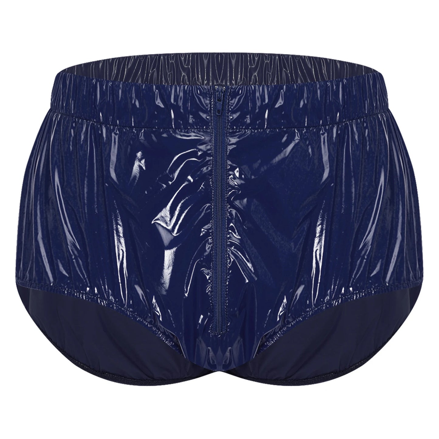 Mens Waterproof Diaper Cover Front Zipper Briefs
