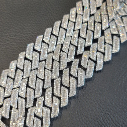 Fashion Square Design Cuban Link Chain Mens