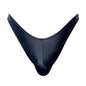 Young Men Low Rise V-shaped Thongs Satin