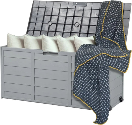 Outdoor Storage Box 75 Gallon with Wheels
