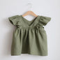 Baby Girls Linen Cotton Princess Dress