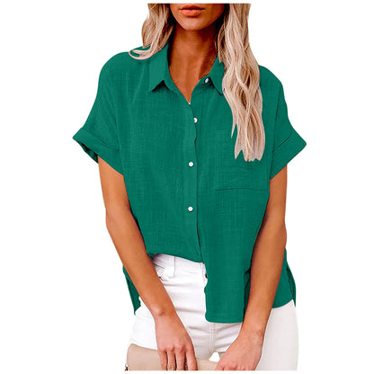 Woman Loose Casual Camisas Mujer Blouse