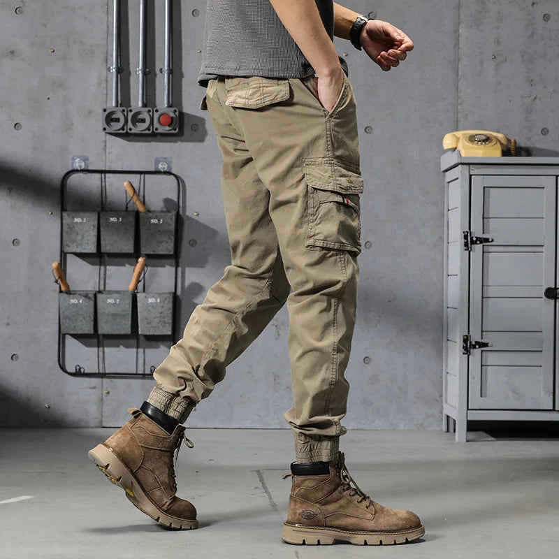 Mens Cargo Pants, Casual Multi-Pocket Tactical