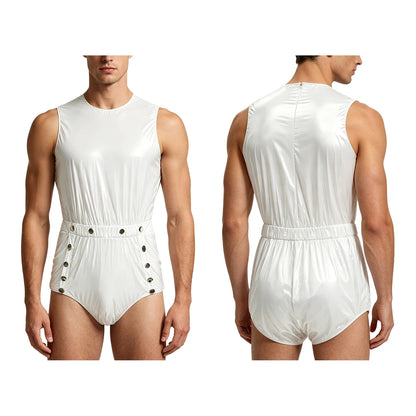 Mens Tear Away Backless, Nightclub Party Jumpsuit